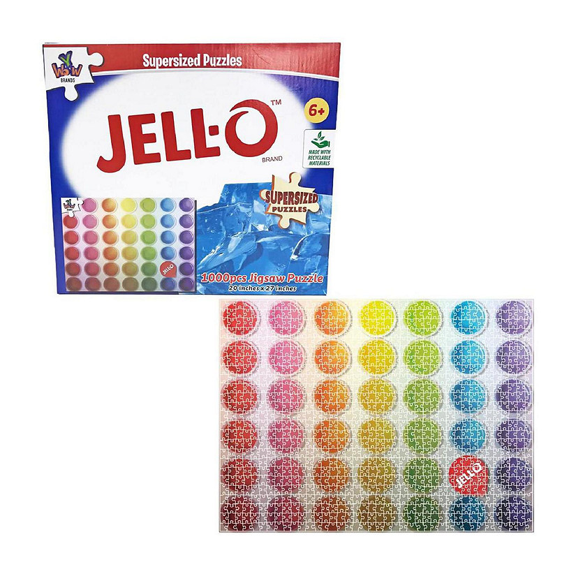 Jell-O 1000 Piece SuperSized Jigsaw Puzzle Image
