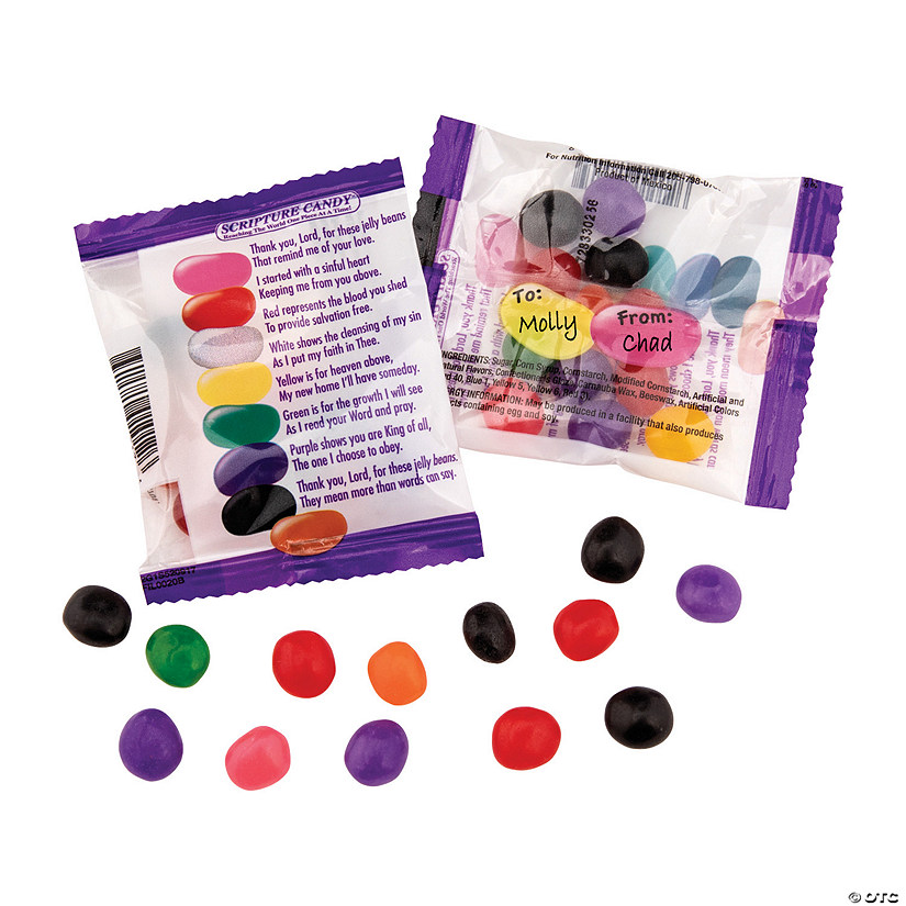 Jelly Bean Prayer Candy Packs - 17 Pc. Image