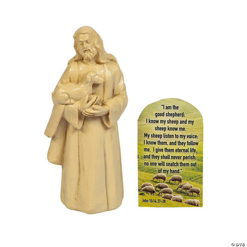 Jesus Figurine Handouts with Card - 12 Pc. Image