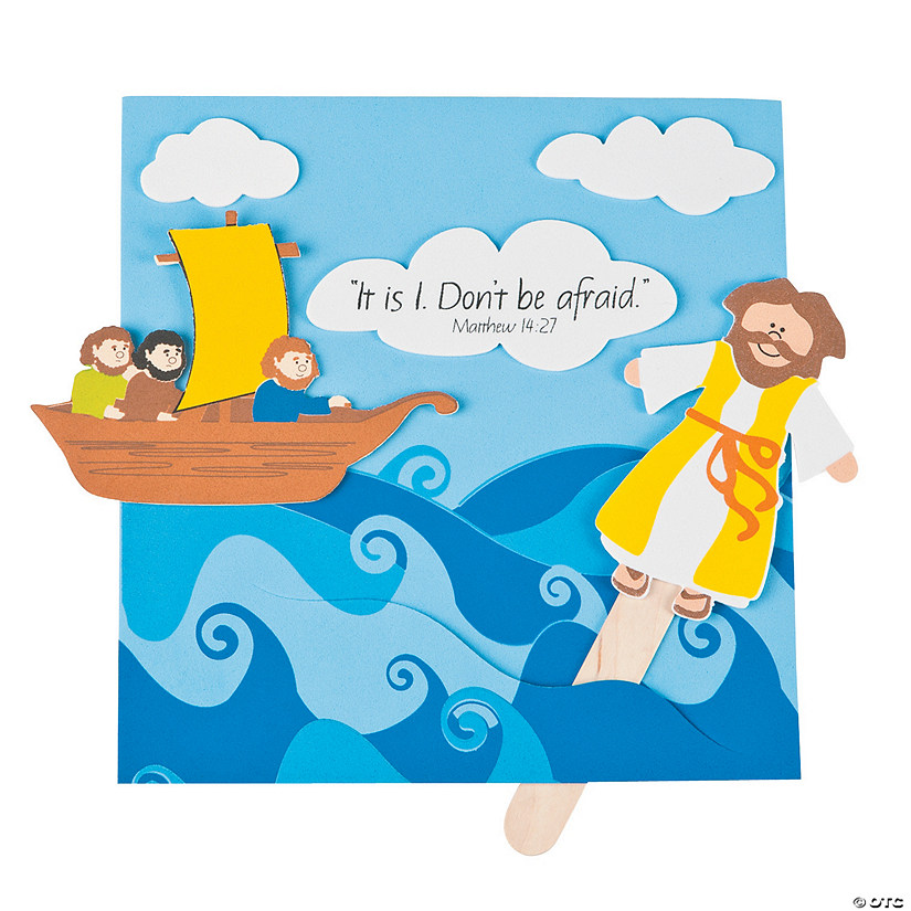 Jesus Walks on Water Craft Kit - Makes 12 Image
