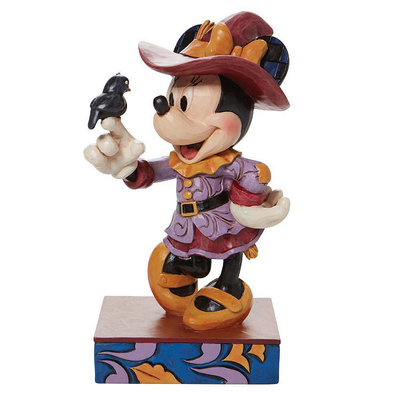 Jim Shore Disney Traditions Scarecrow Minnie Mouse Figurine 6.5 Inch 6010861 Image