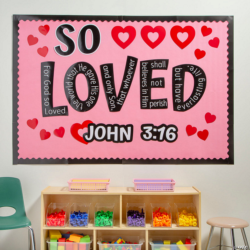 John 3:16 Classroom Mini Bulletin Board Set - 21 Pc. Image