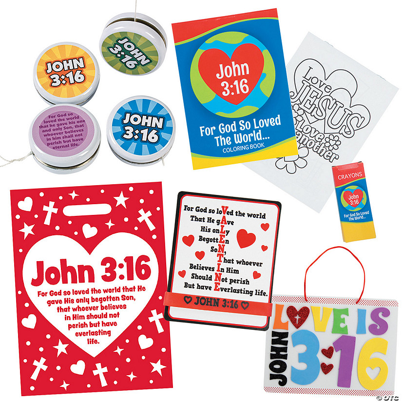 John 3:16 Handout Kit for 48 Image