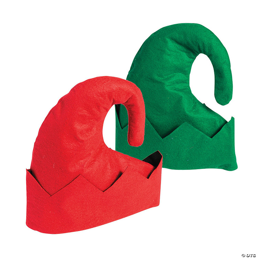 Jolly Elf Hats - 12 Pc. Image