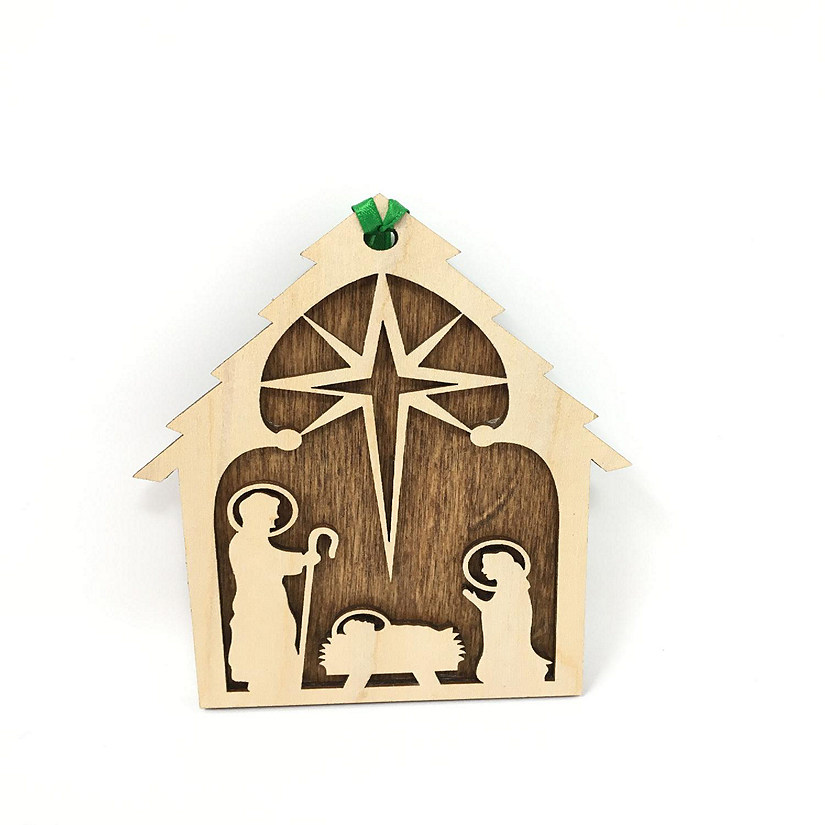 Joseph's Workshop Nativity Scene Ornament Image