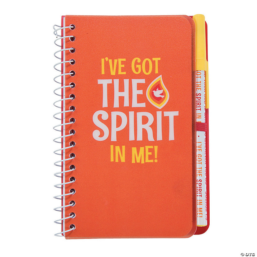 Joshua 1:9 Spiral Notebooks with Pen - 12 Pc. Image