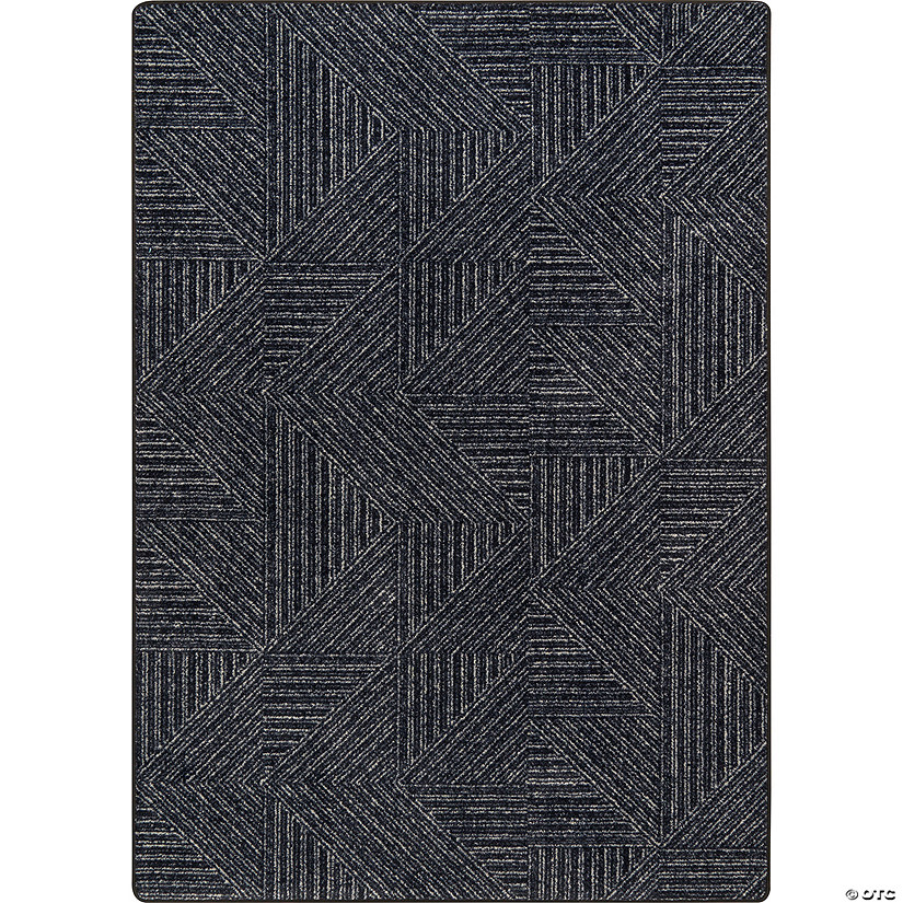 Joy carpets above board 5'4" x 7'8" area rug in color onyx Image