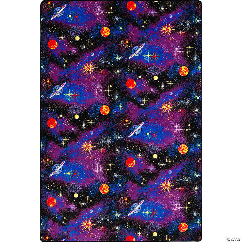 Joy carpets space explorer 12' x 7'6" area rug in color fluorescent Image