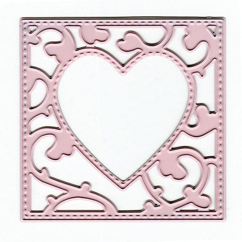 Joy! Crafts Cutting Die  square with heart Image