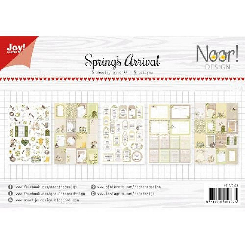 Joy! Crafts Cutting Sheets A4  Spring's Arrival 5 sheets Image