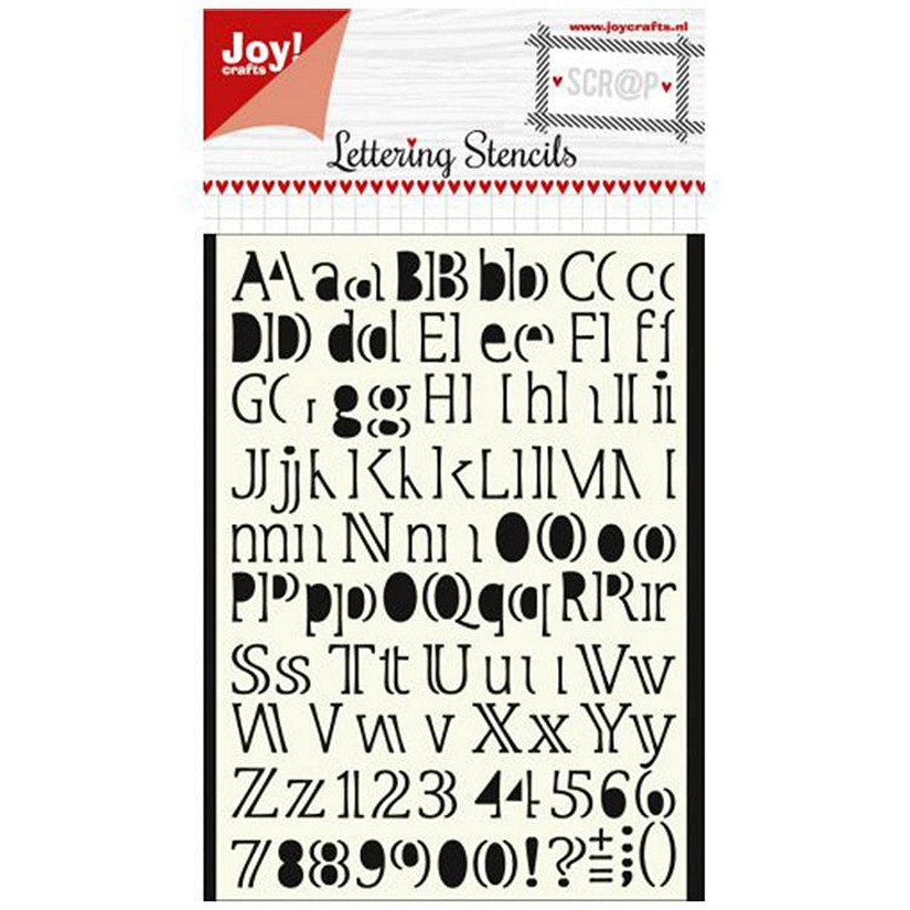 Joy! Crafts Mask  Lettering Stencil Image