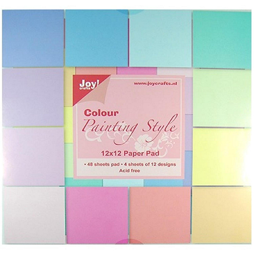 Joy! Crafts Paper Pad  12x12  ColourPainting Style Image