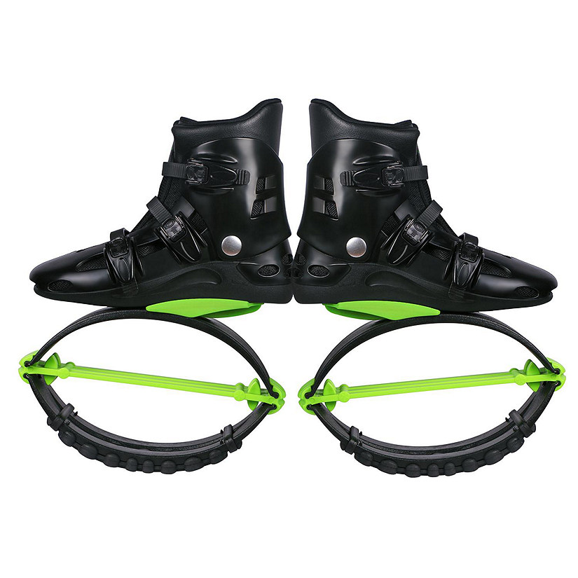 Joyfay Jumping Shoes - Black and Green - XX-Large Image