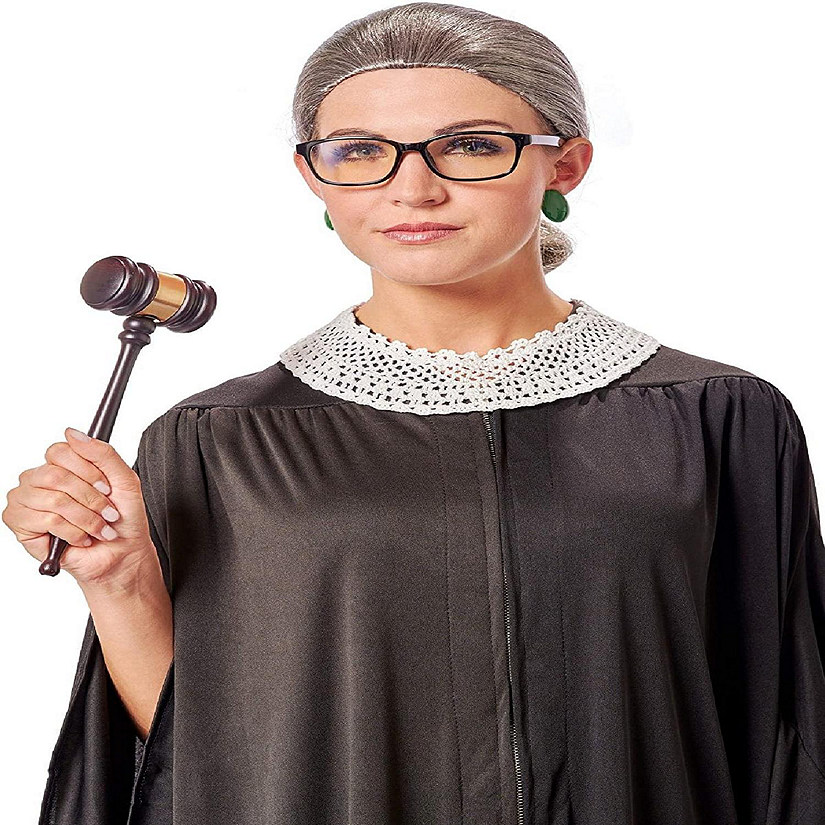 Judge RBG Adult Costume Wig Image