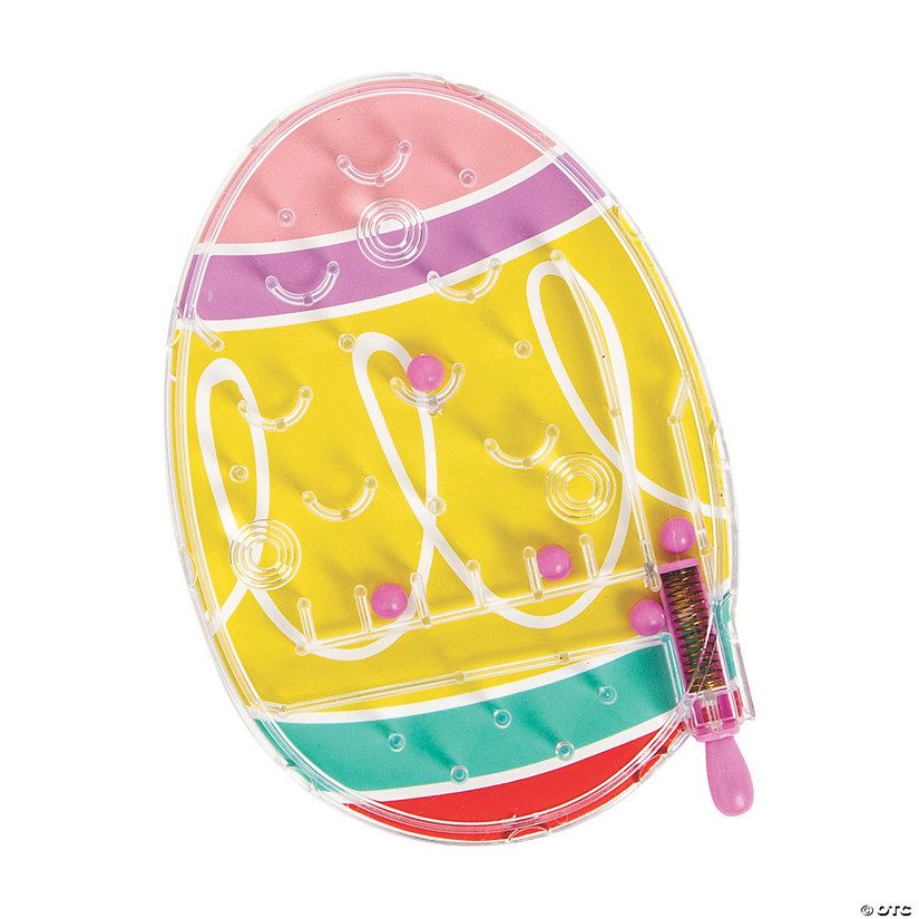 Jumbo Easter Egg Pinball Games - 12 Pc. Image