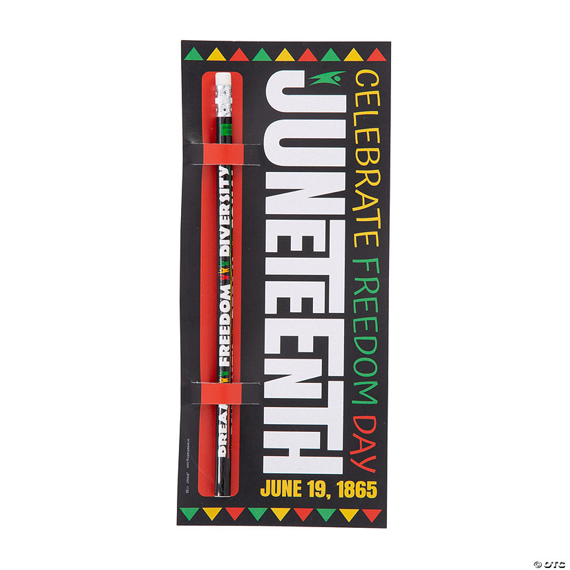 Juneteenth Cards with Pencils - 24 Pc. Image