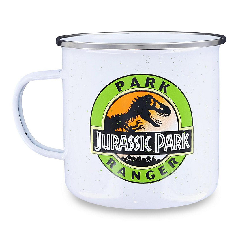 Jurassic Park Ranger Camper Mug  Holds 21 Ounces Image