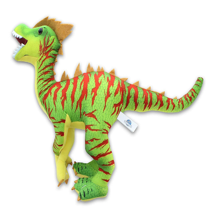 Jurassic World 11 Inch Stuffed Character Plush  Hybrid Green Raptor Image