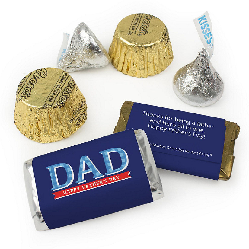 Just Candy 1.65 lbs Father's Day Candy Gift Hershey's Chocolate Party Favors (approx. 130 Pcs) Image