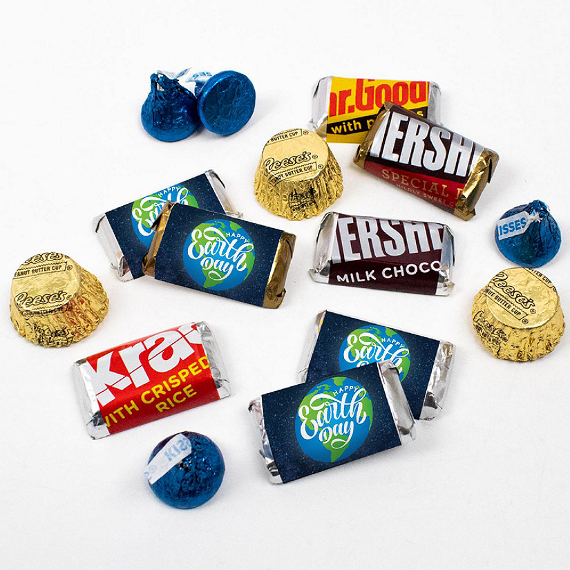 Just Candy 105 Pcs Earth Day Chocolate Party Favors Promotional Items Candy Giveaways (1.75 lbs; approx. 105 Pcs) Image