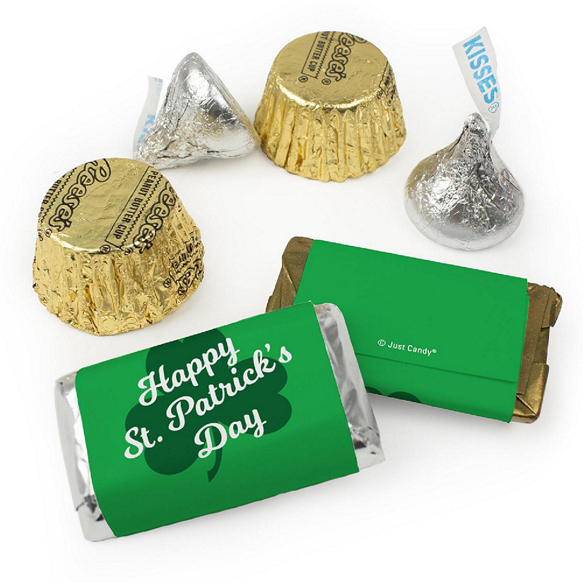 Just Candy 105 pcs St. Patrick's Day Candy Hershey's Chocolate Party Favors (1.75 lbs) Image