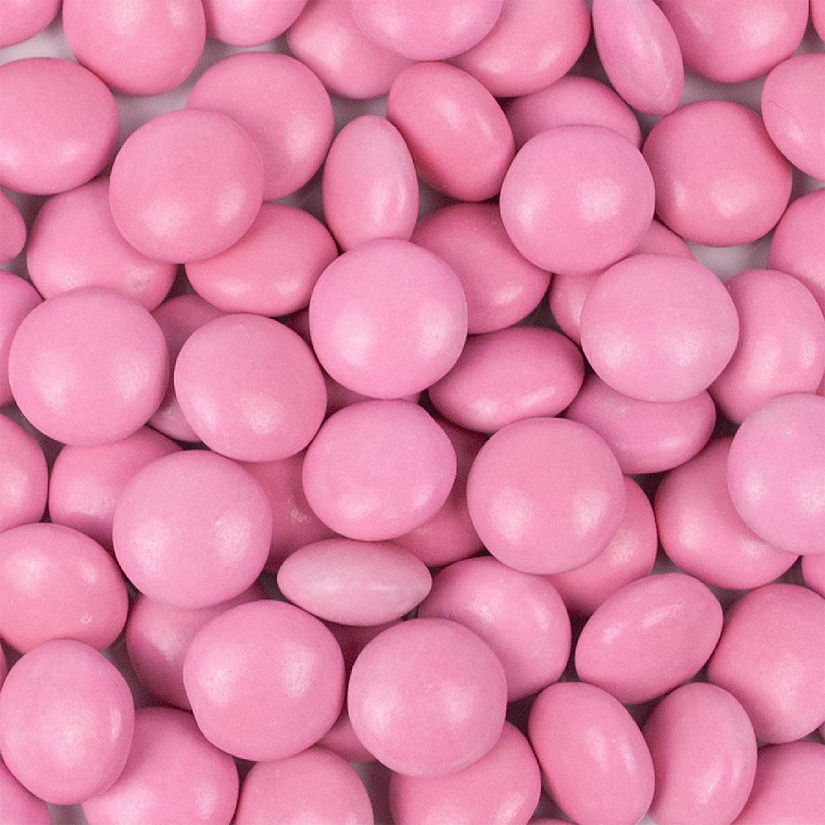 Just Candy Pink Candy Milk Chocolate Minis (1 lb, 500 Pcs) Image