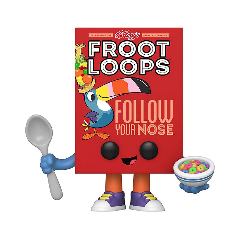 Kelloggs 6 Inch Funko Plush  Froot Loops Cereal Box Image