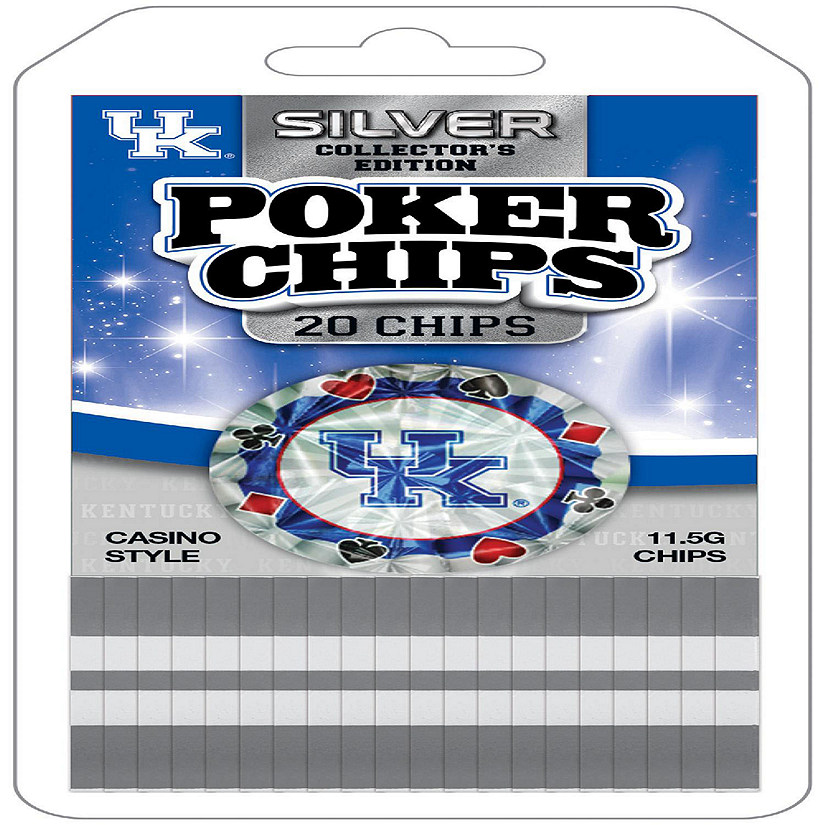 Kentucky Wildcats 20 Piece Poker Chips Image