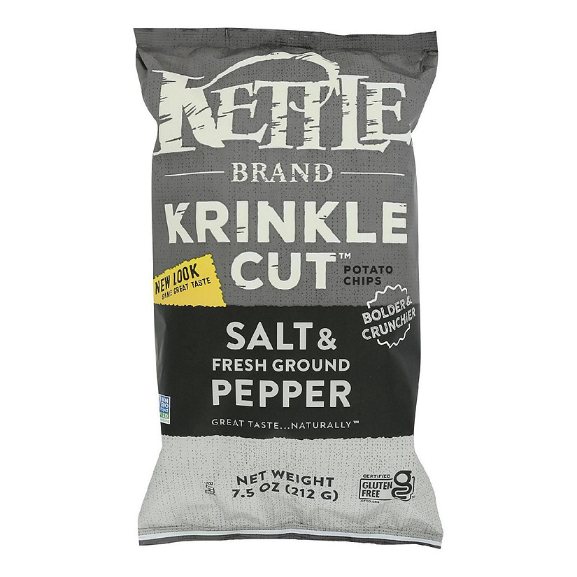 Kettle Brand - Krinkle Chps Slt&frsh Pepper - Case of 12-7.5 OZ Image