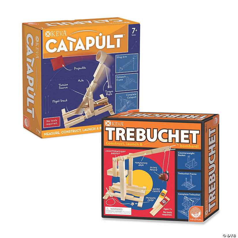 KEVA Catapult and Trebuchet: Set of 2 Image