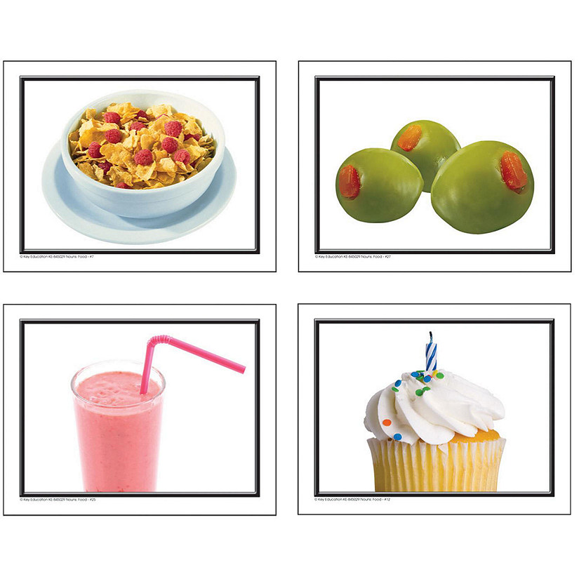 Key Education - Nouns: More Food Learning Cards Image