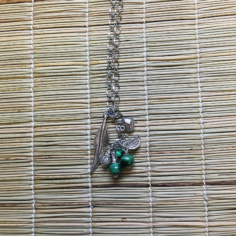 Khutsala&#8482; Artisans Green Leaf Necklace - 1 Piece Image