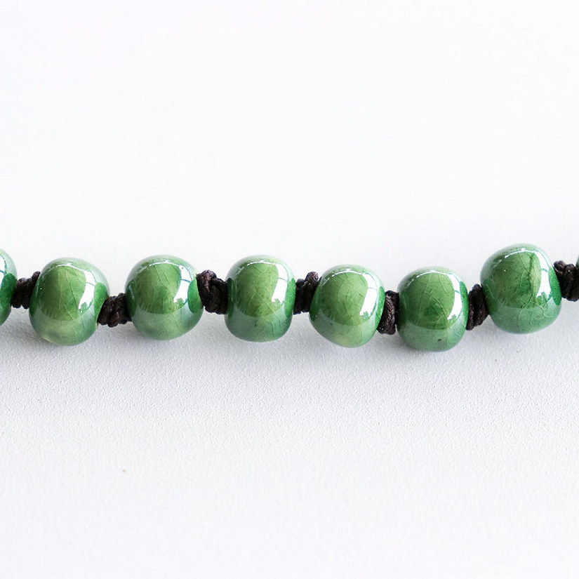 Khutsala&#8482; Artisans Green SwaziMUD&#8482; EMPOWER Bracelet - 1 Piece Image