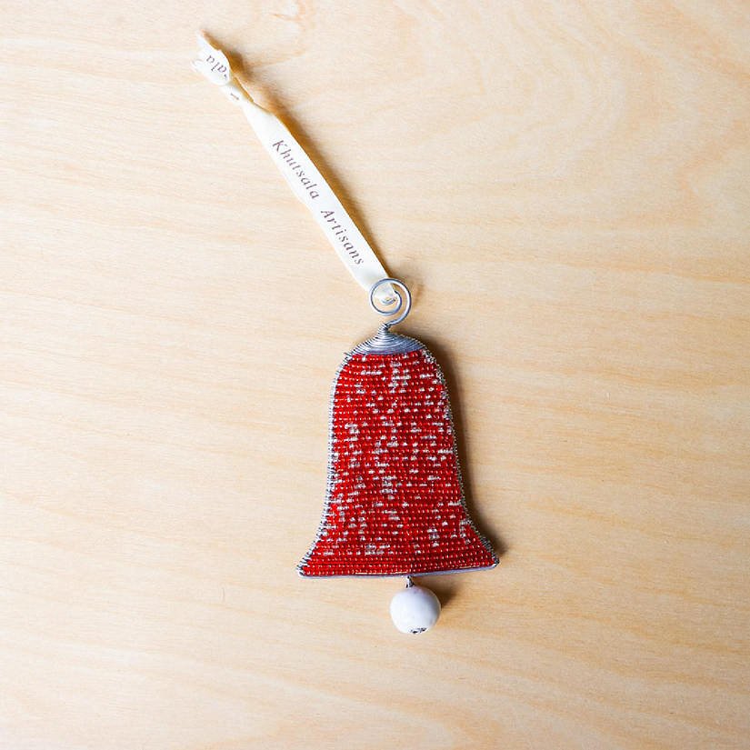 Khutsala&#8482; Artisans Red Bell Ornament 1 piece Image