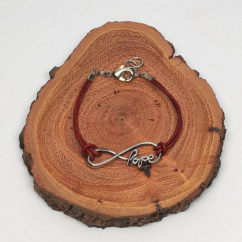 Khutsala&#8482; Artisans Red Infinity HOPE Bracelet - 1 Piece Image