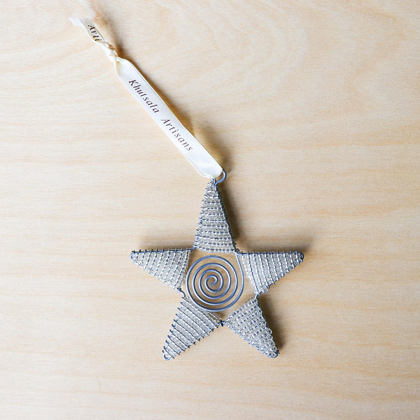 Khutsala&#8482; Artisans Silver Star Ornament 1 piece Image