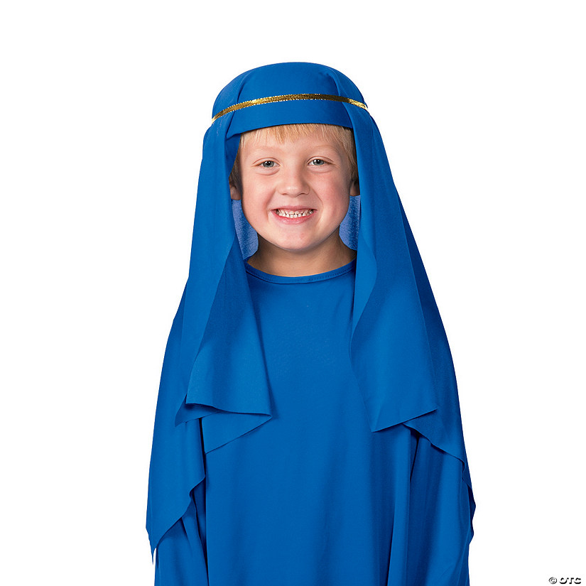 Kid&#8217;s Dark Blue Nativity Hat Image