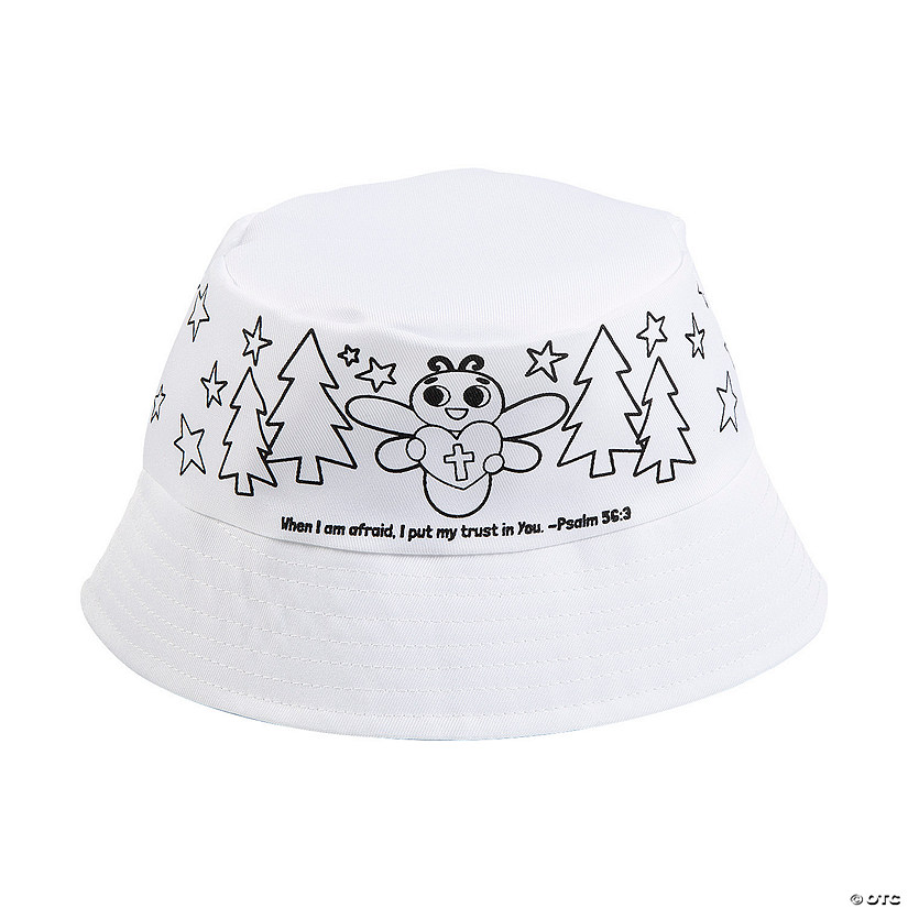 Kids Camp VBS Firefly Bucket Hats - 12 Pc. Image