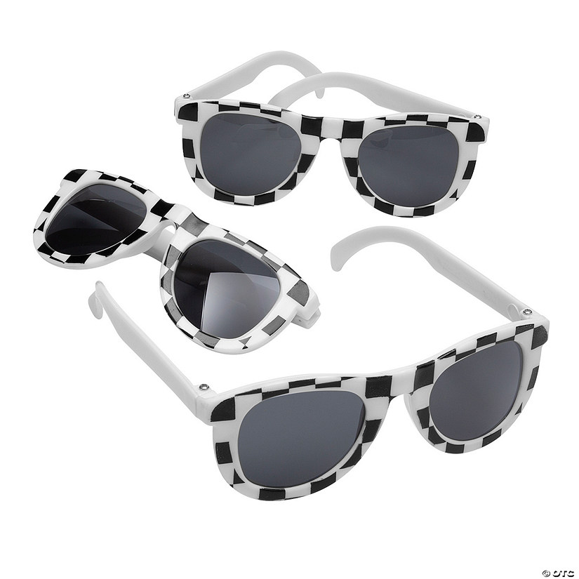 Kids Checkerboard Nomad Sunglasses - 12 Pc. Image