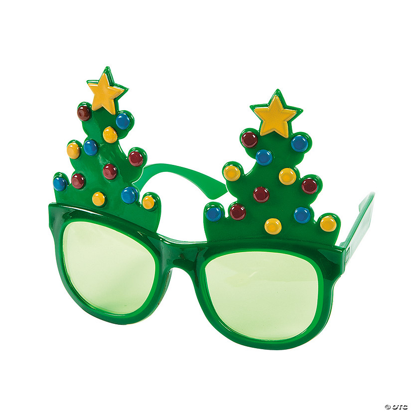 Kids Christmas Tree Sunglasses- 12 Pc. Image