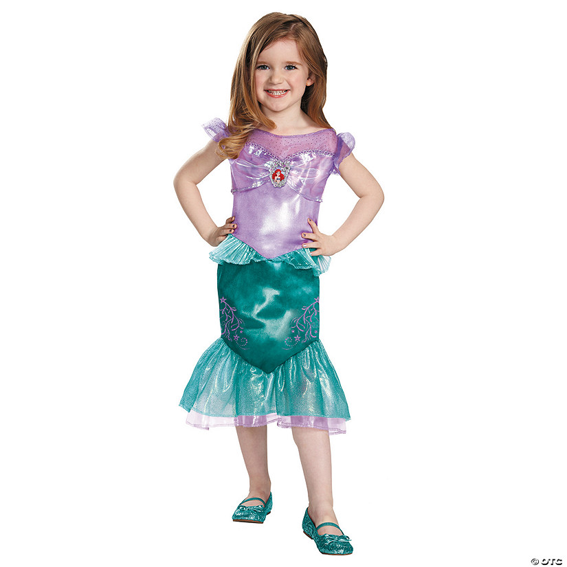 Kids Classic Little Mermaid Ariel Costume Image