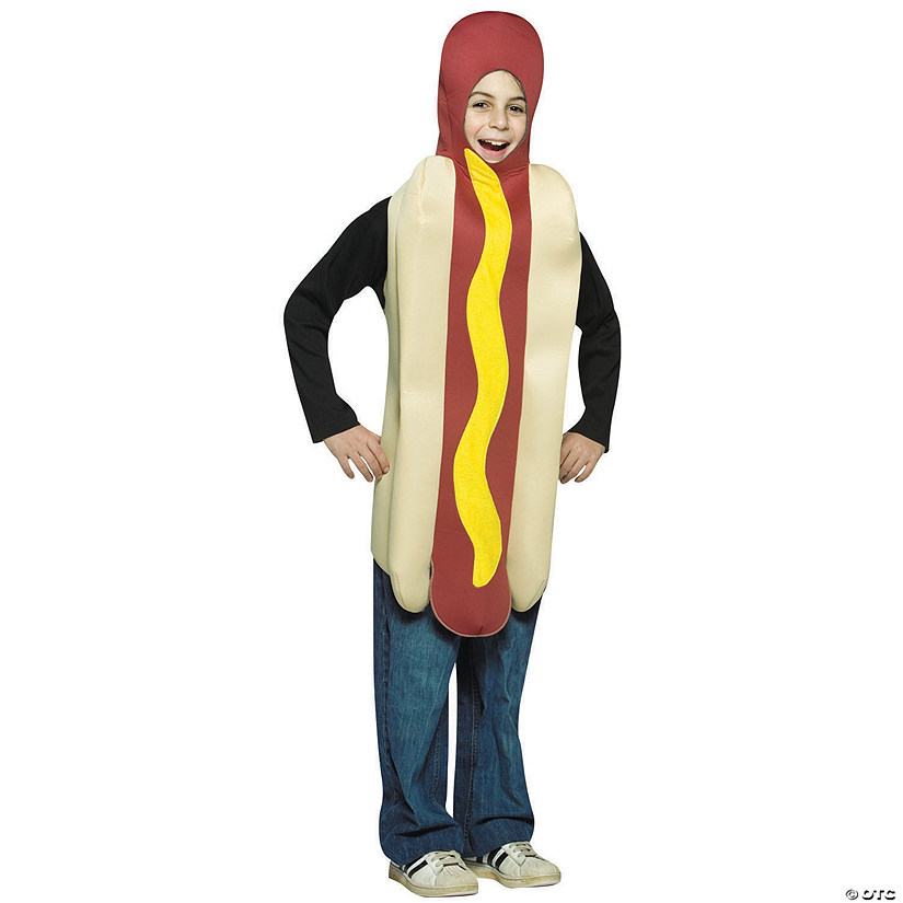 Kids Hot Dog Costume - Medium Image
