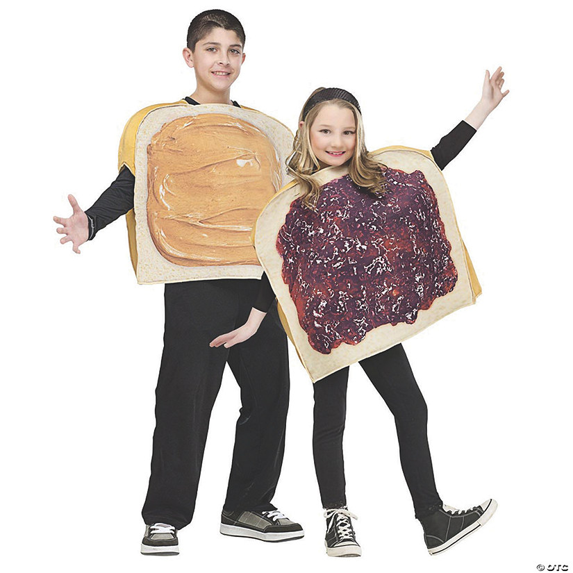 Kids Peanut Butter N Jelly Costume Image