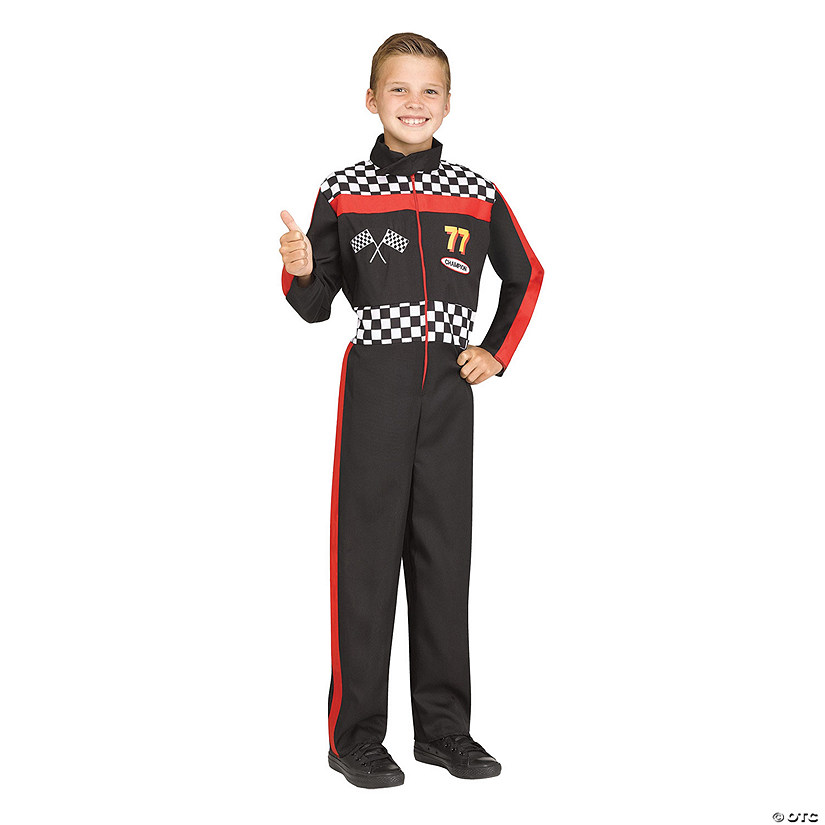 Kids Race Car Driver Costume Image