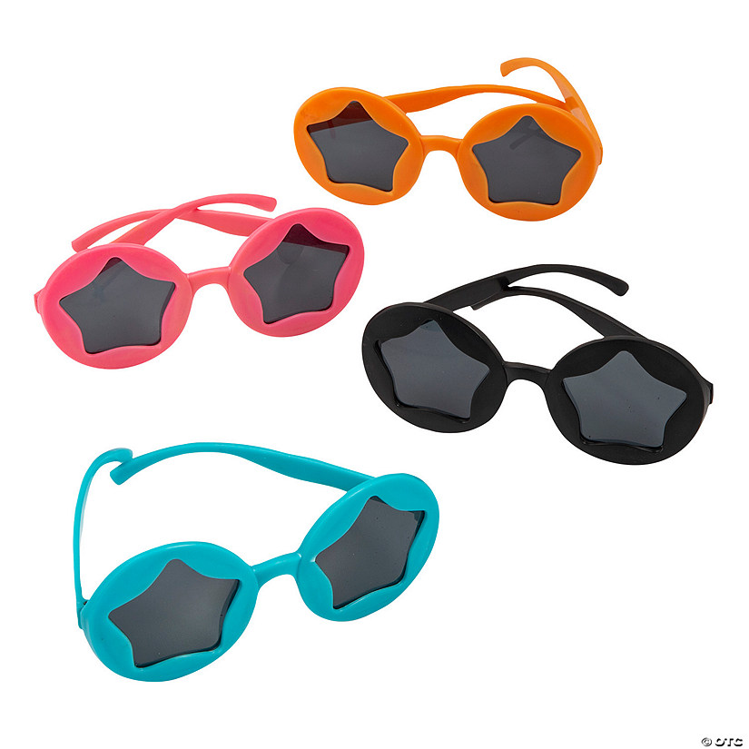 Kids Star Cutout Sunglasses - 12 Pc. Image