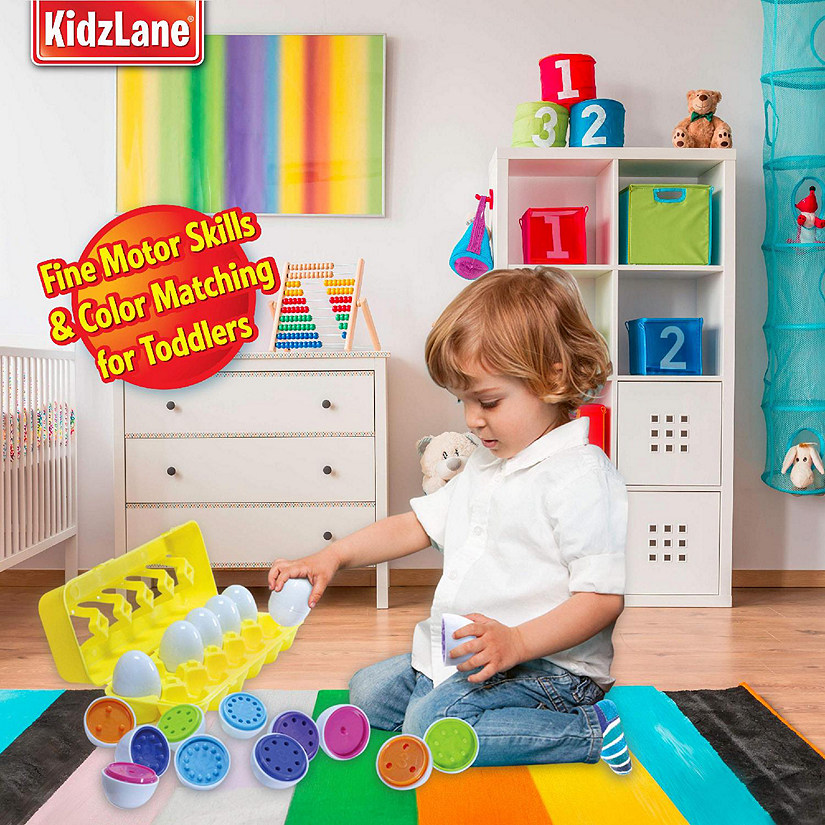 Kidzlane Sorting & Matching Egg Toy Set Image