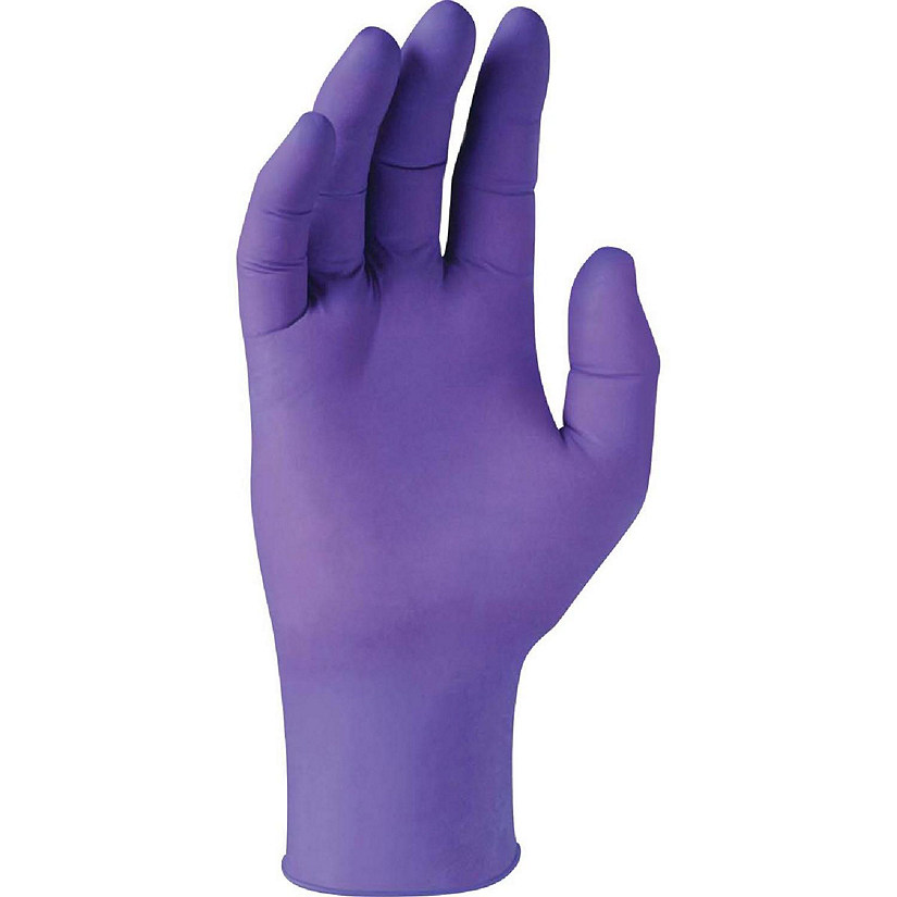 Kimberly-Clark Professional KCC55080 Purple Nitrile Exam Gloves - Extra Small - Purple Image