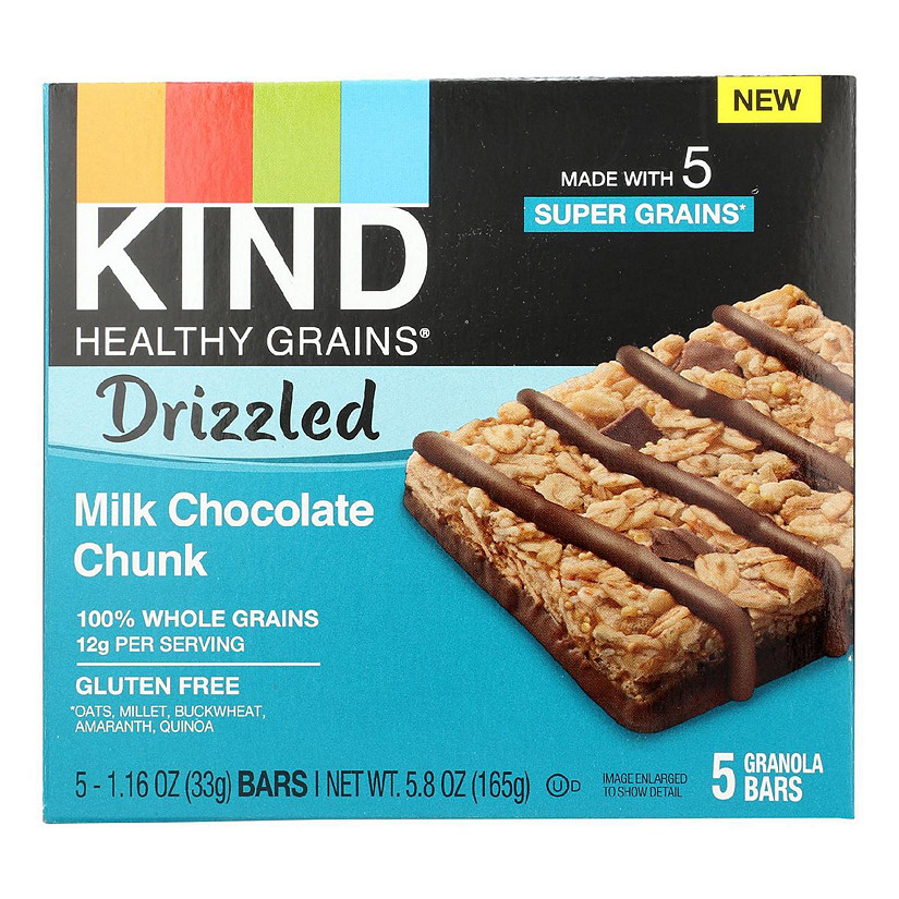 Kind - Bar Drizzled Milk Chocolate Chnk - Case of 8-5/1.16 Z Image