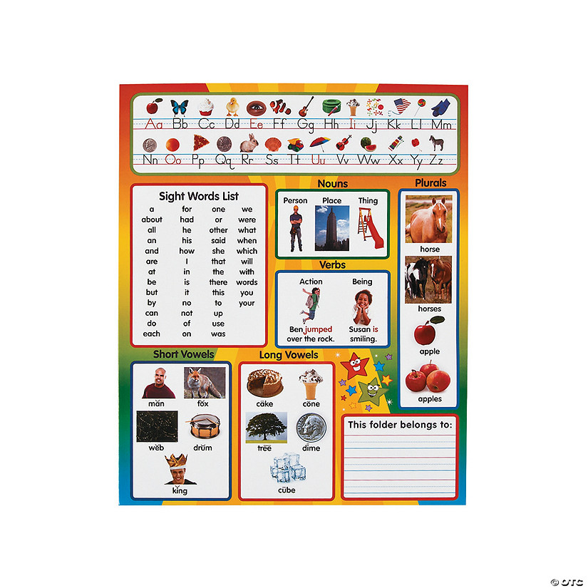 Kindergarten Common Core Pocket Folders - 12 Pc. Image