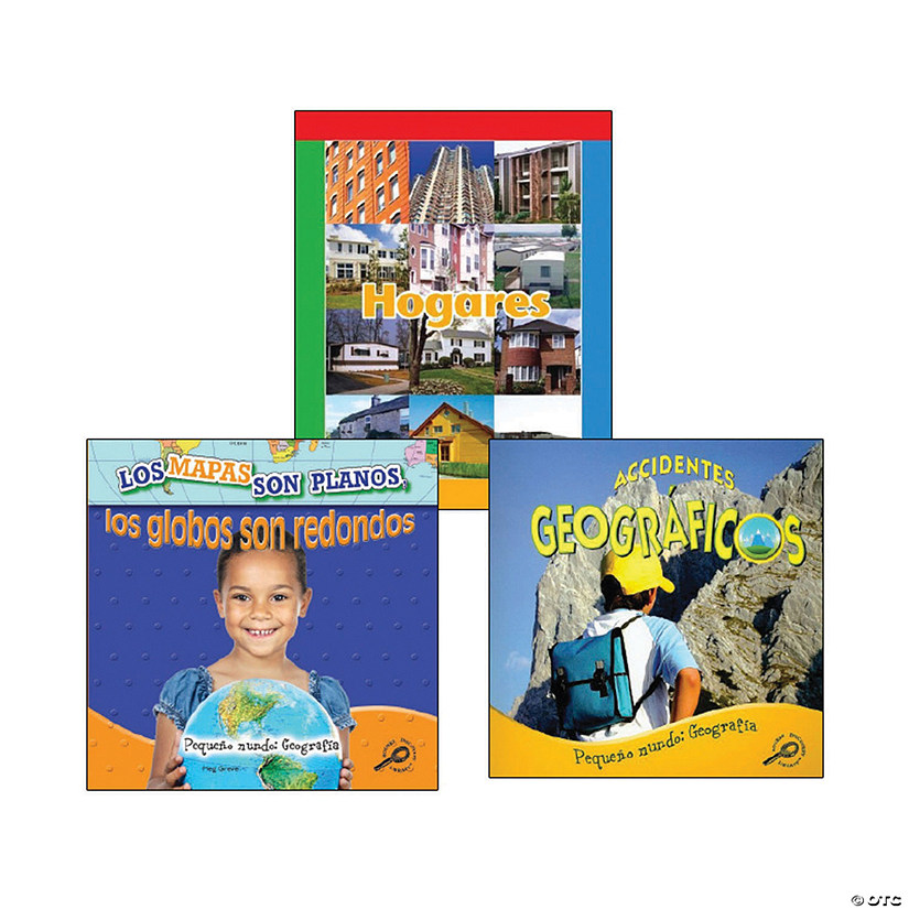 Kindergarten Spanish Social Studies: Geography Book Set Image